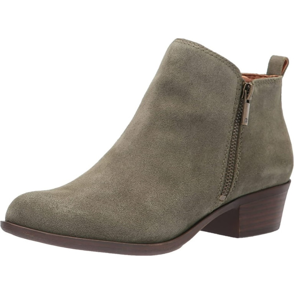 Lucky Brand Basel Ankle Olive Booties
